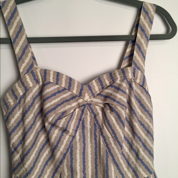 FREE PEOPLE retro sweetheart striped dress EUC S - Picture 5 of 12